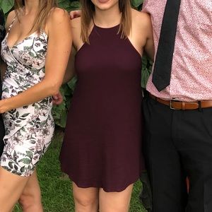 Tobi Voltage Low Back Swing Dress